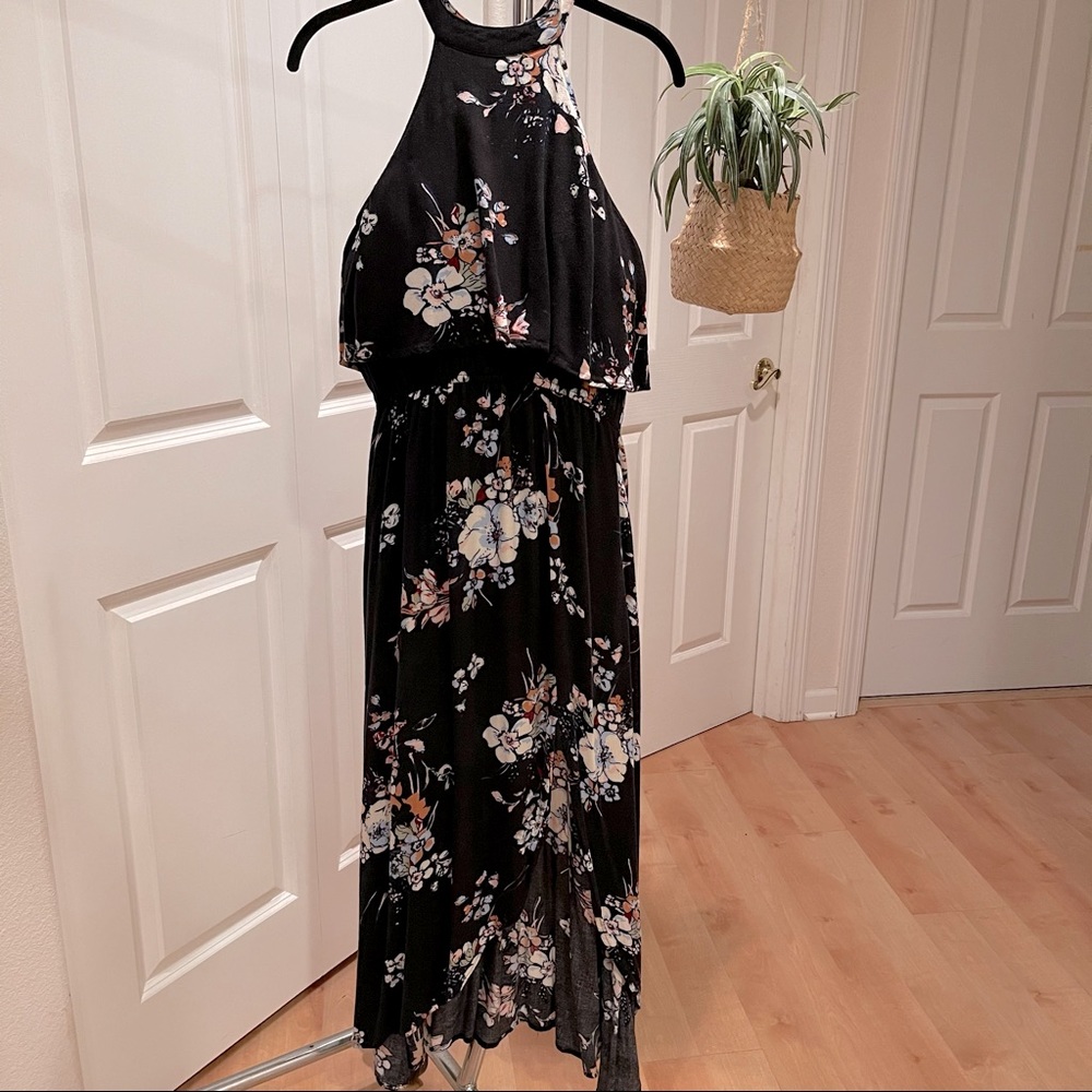 American Rag Halter Flowy Top Dress